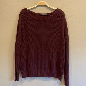 Brandy Melville Burgundy Sweater